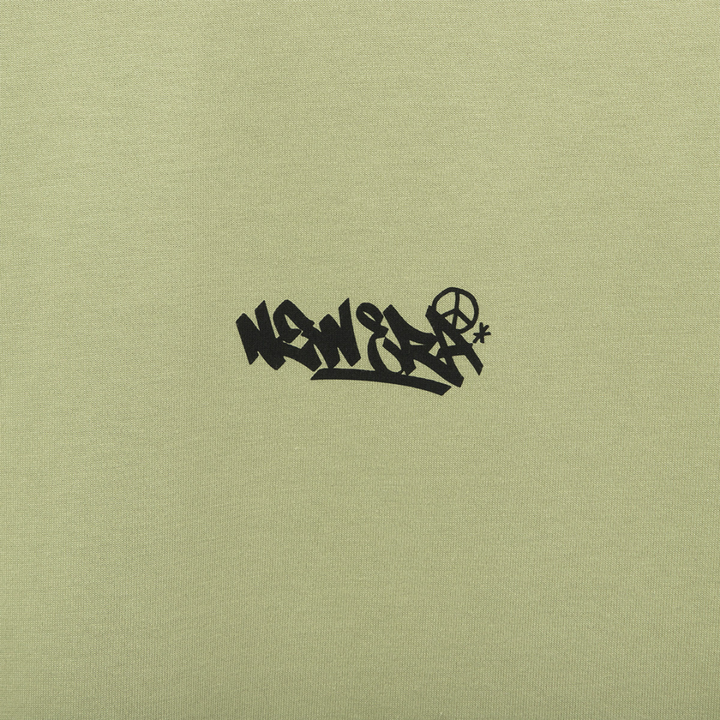 New Era Neon Writing Sage Short Sleeves T-Shirt