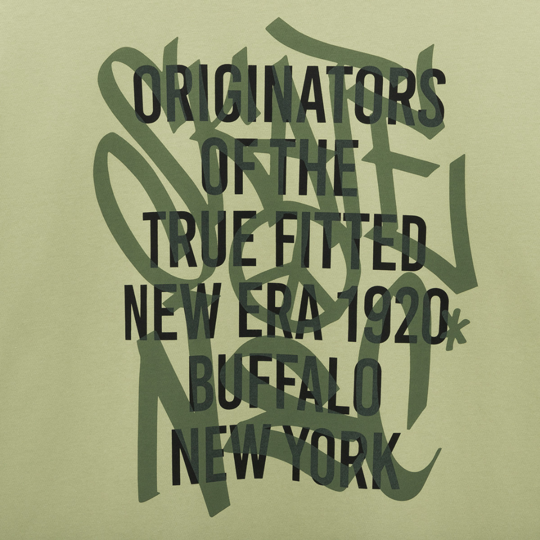 New Era Neon Writing Sage Short Sleeves T-Shirt
