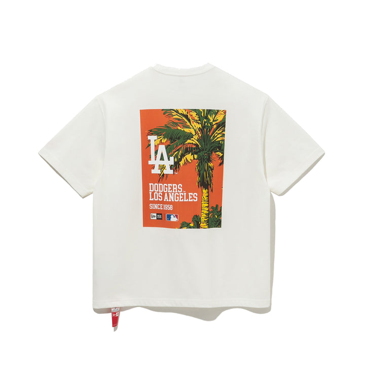 Los Angeles Dodgers MLB Poster White Short Sleeve T-Shirt