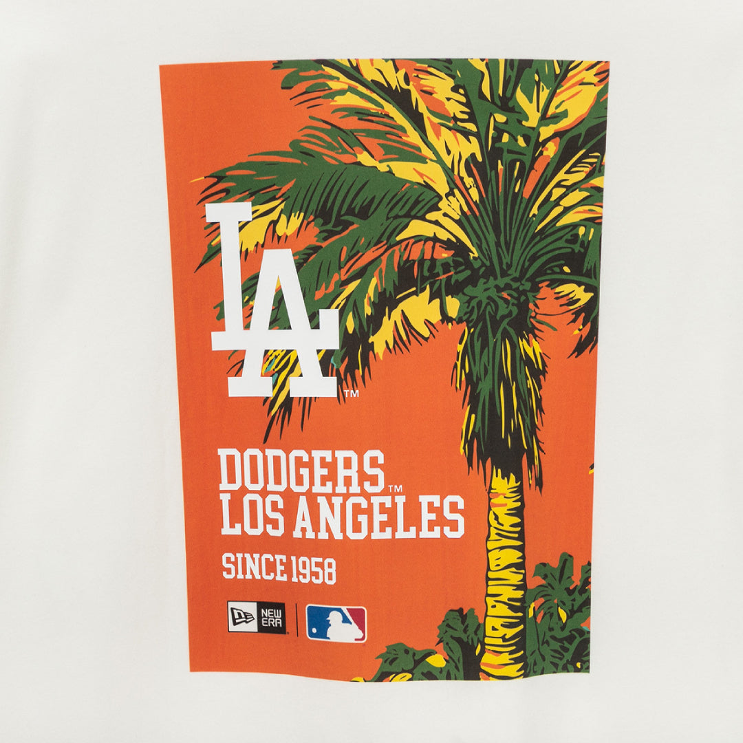 Los Angeles Dodgers MLB Poster White Short Sleeve T-Shirt