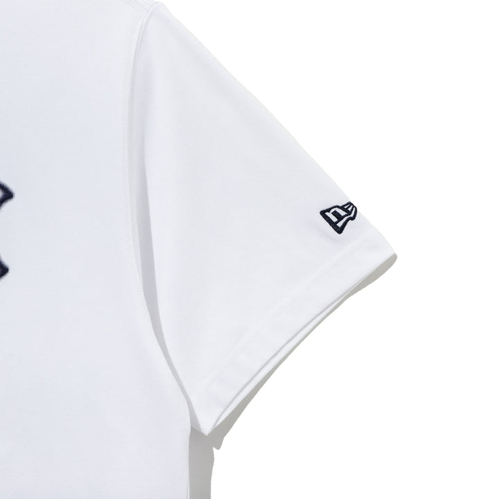 New York Yankees MLB Neon Logo White Short Sleeve T-Shirt