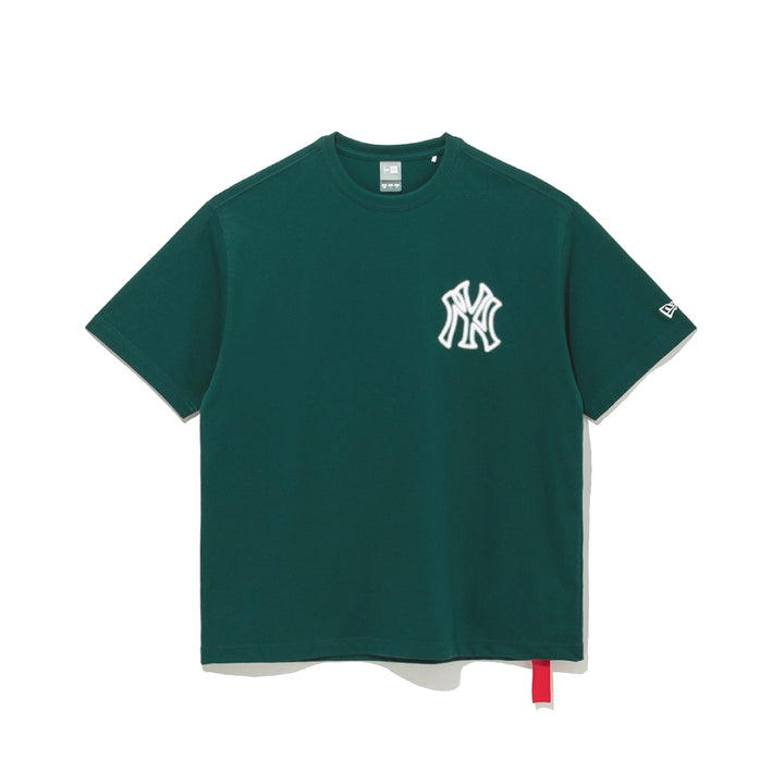 New York Yankees MLB Neon Logo Green Short Sleeve T-Shirt