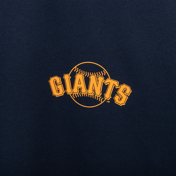 San Francisco Giants MLB Line Logo Blue Short Sleeves T-Shirt