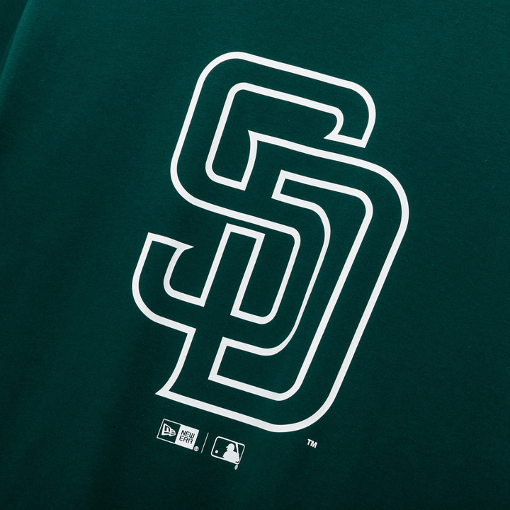 San Diego Padres MLB Line Logo Botanical Garden Short Sleeves T-Shirt