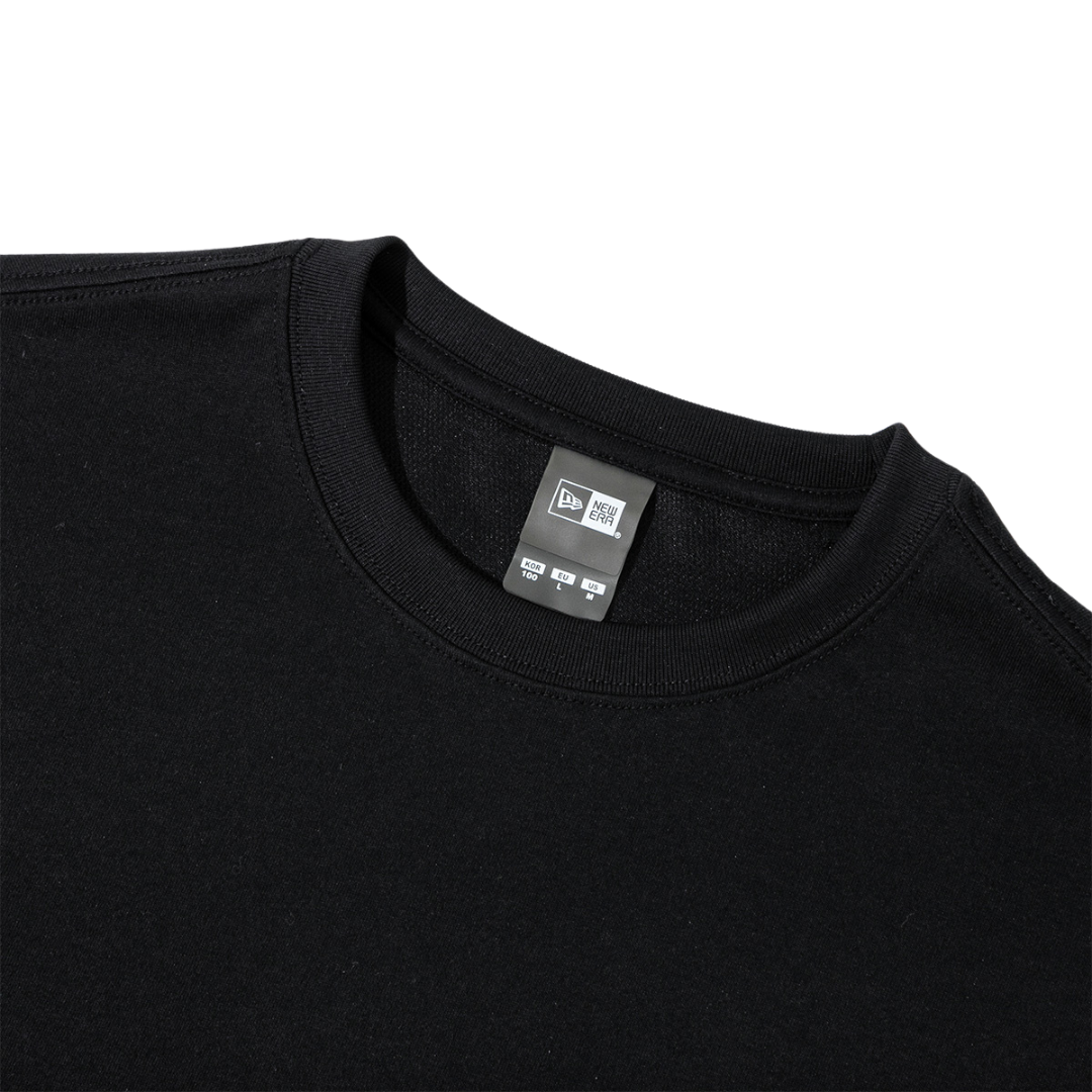 New York Yankees MLB Line Logo Black Short Sleeves T-Shirt