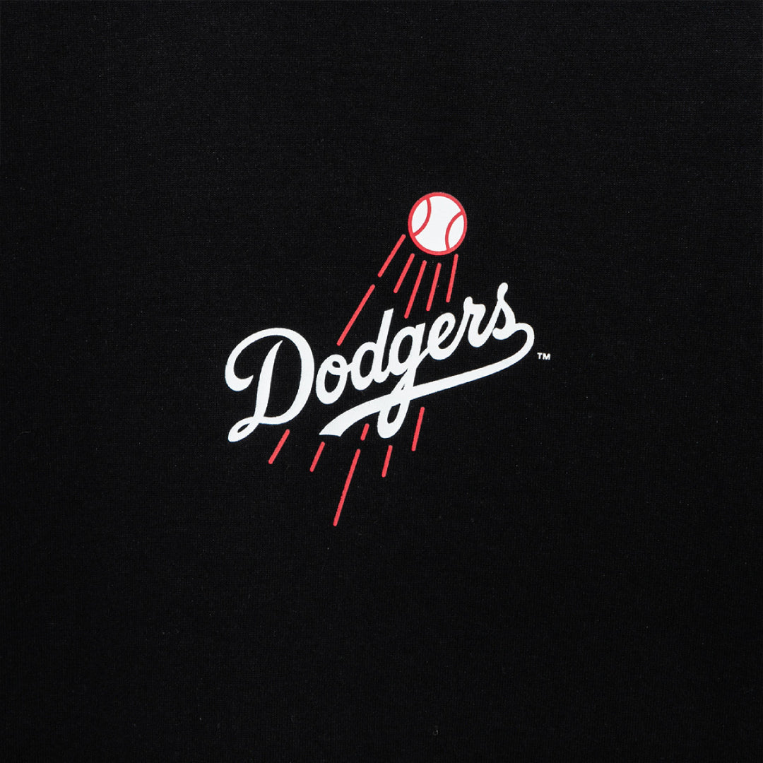 Los Angeles Dodgers MLB Cheering Food Black Short Sleeve T-Shirt