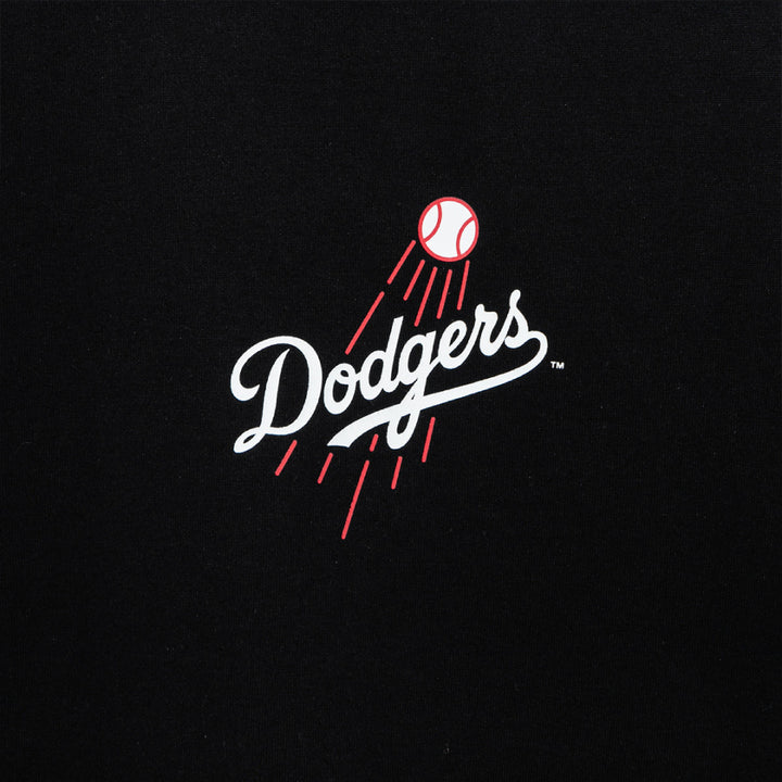 Los Angeles Dodgers MLB Cheering Food Black Short Sleeve T-Shirt