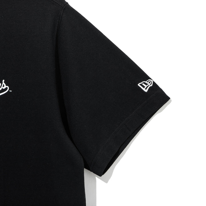 Los Angeles Dodgers MLB Cheering Food Black Short Sleeve T-Shirt