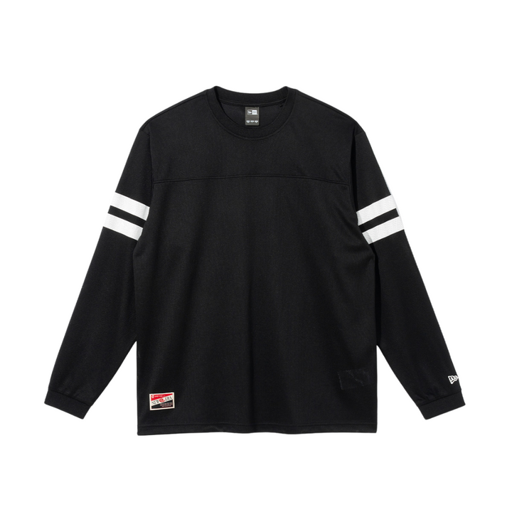 New Era Mesh Water Black Long Sleeve T-Shirt