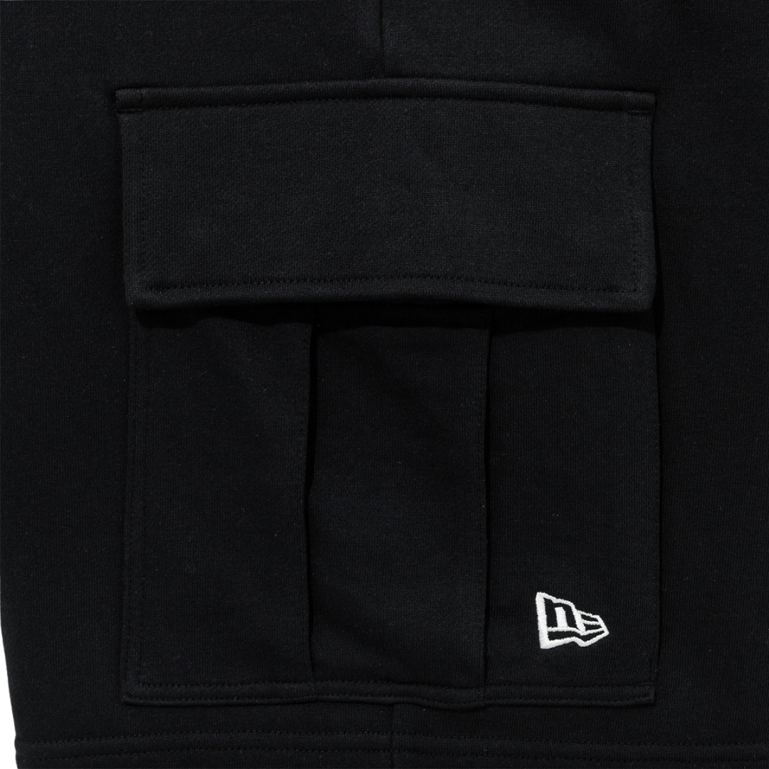 New Era Black Cargo Shorts