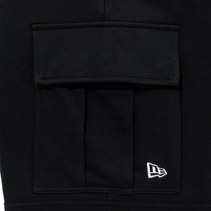 New Era Black Cargo Shorts