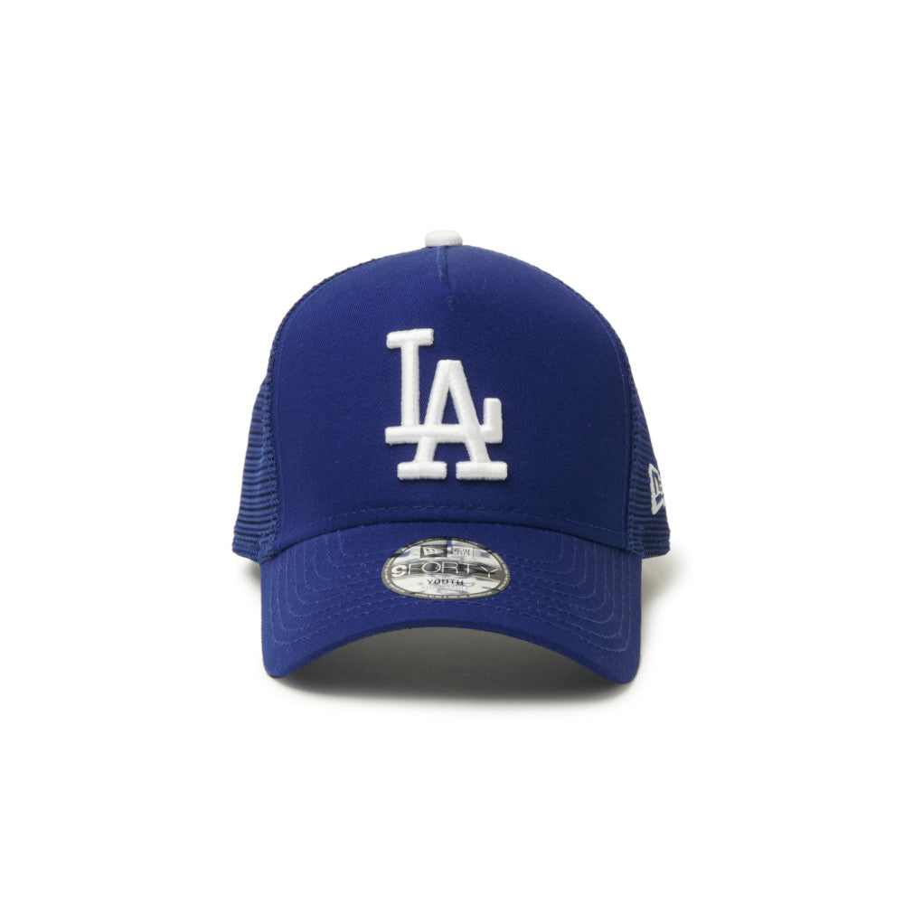 9FORTY Kids A-Frame Trucker Los Angeles Dodgers Dark Royal Snapback
