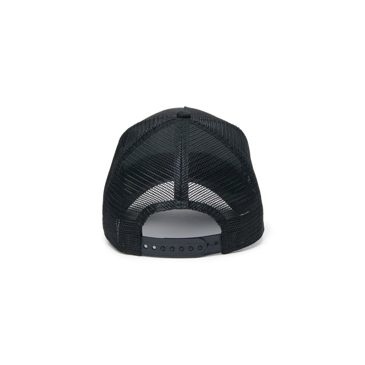 9FORTY A-Frame Trucker Kids Box Logo Embroidered Black Adjustable