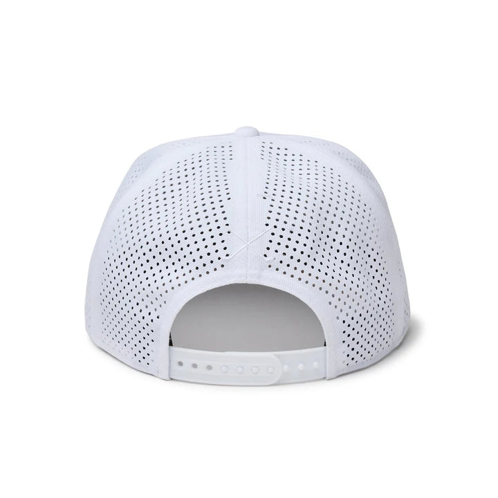 9FIFTY Golf Laser Perforated Box Logo White Snapback