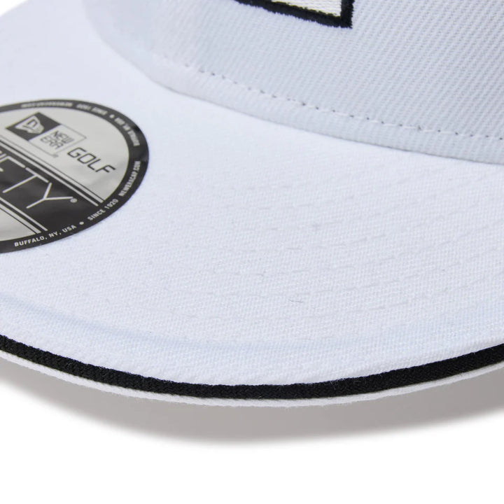 9FIFTY Golf Laser Perforated Box Logo White Snapback