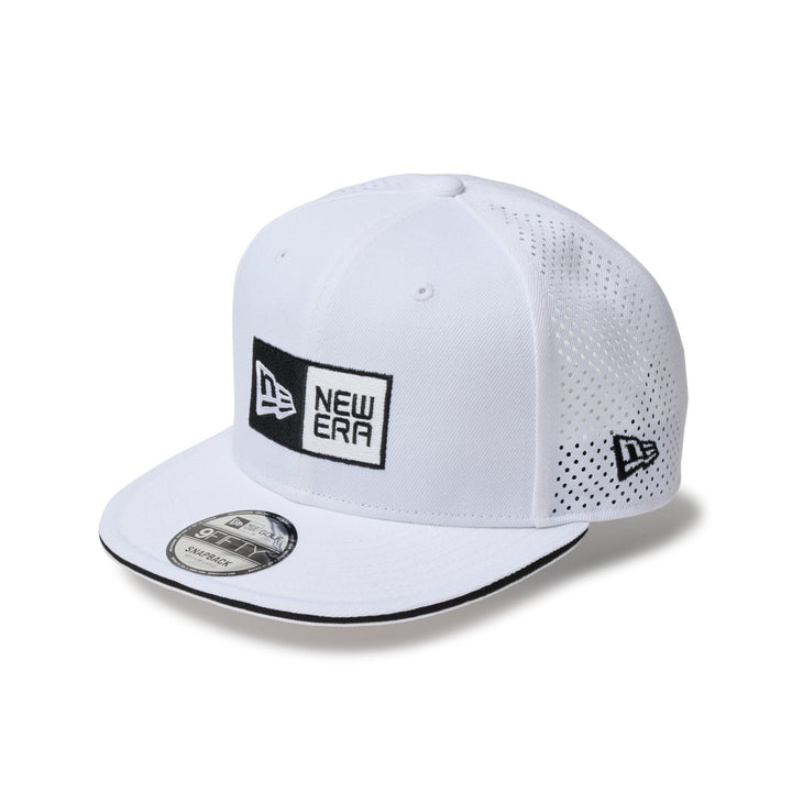 9FIFTY Golf Laser Perforated Box Logo White Snapback