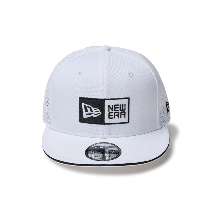 9FIFTY Golf Laser Perforated Box Logo White Snapback