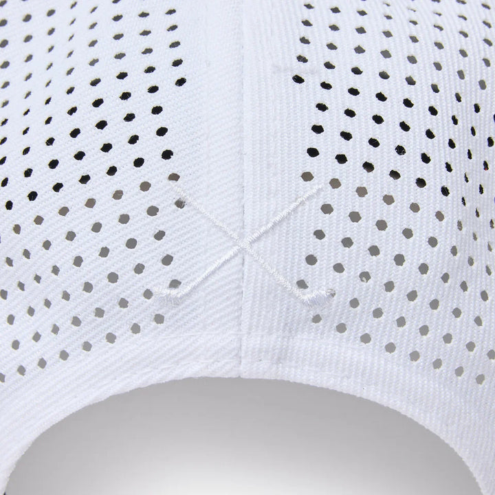 9FIFTY Golf Laser Perforated Box Logo White Snapback