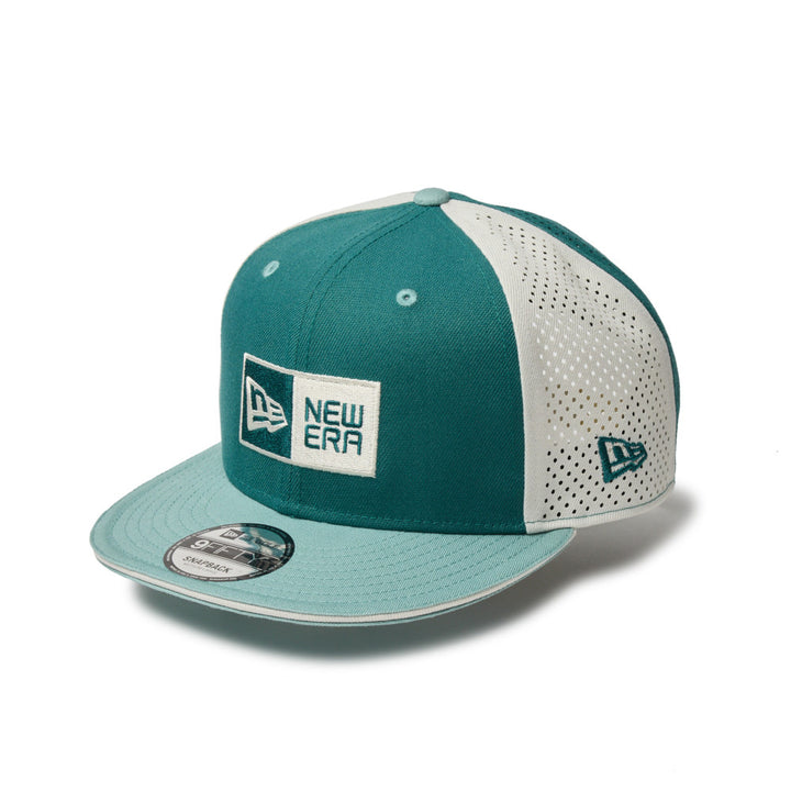 9FIFTY Golf Laser Perforated Box Logo Green Snapback