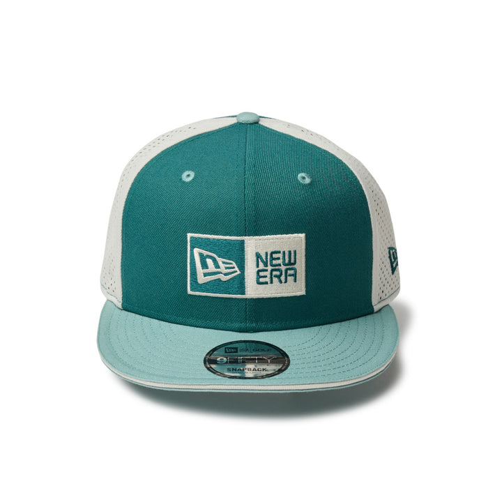 9FIFTY Golf Laser Perforated Box Logo Green Snapback