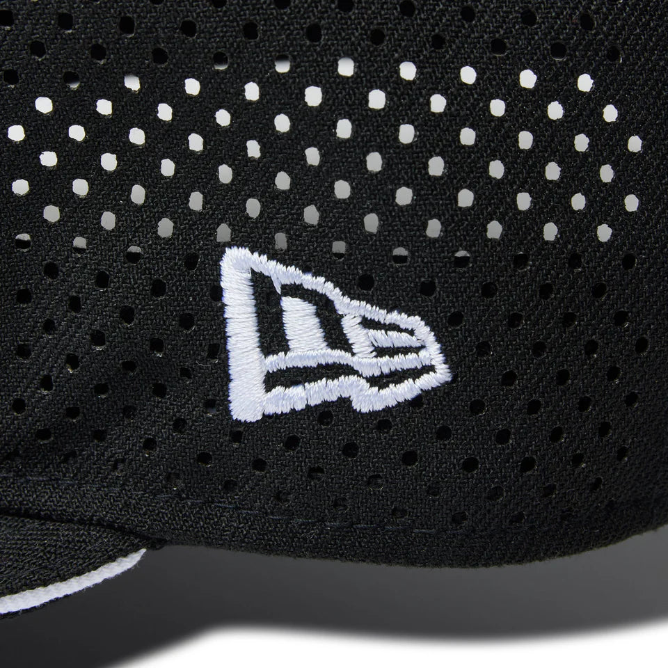9FIFTY Golf Laser Perforated Box Logo Black Snapback Cap