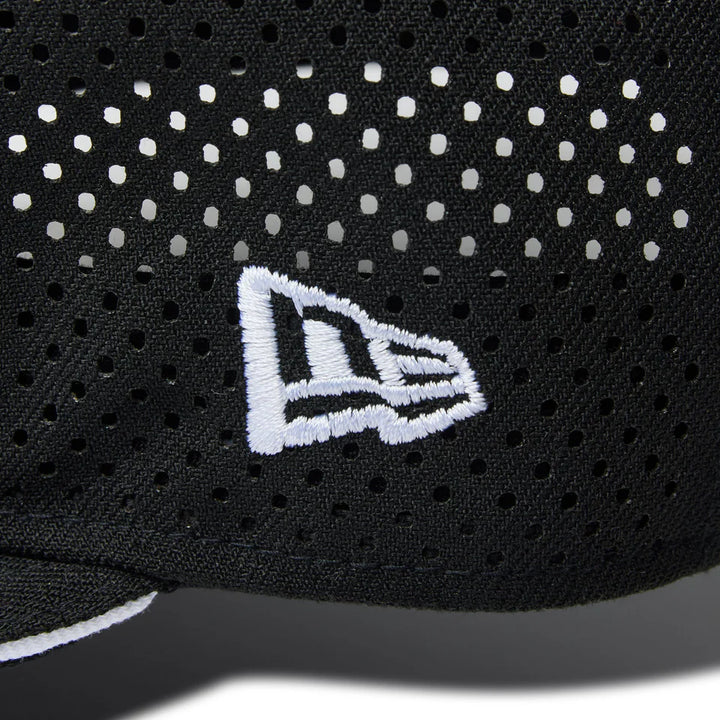 9FIFTY Golf Laser Perforated Box Logo Black Snapback Cap