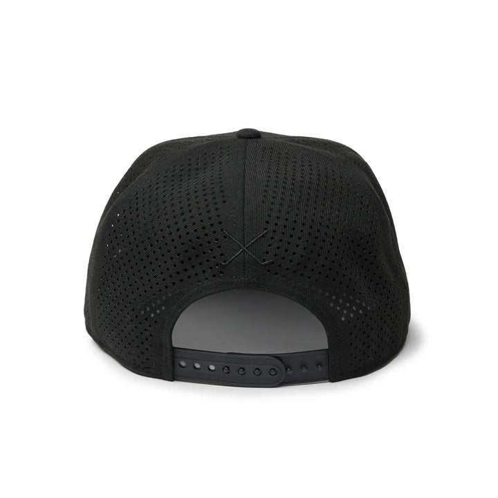 9FIFTY Golf Laser Perforated Box Logo Black Snapback Cap