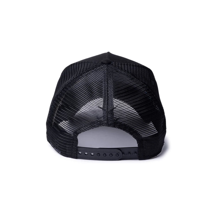 9FORTY A-Frame Golf Trucker Wordmark Black Snapback