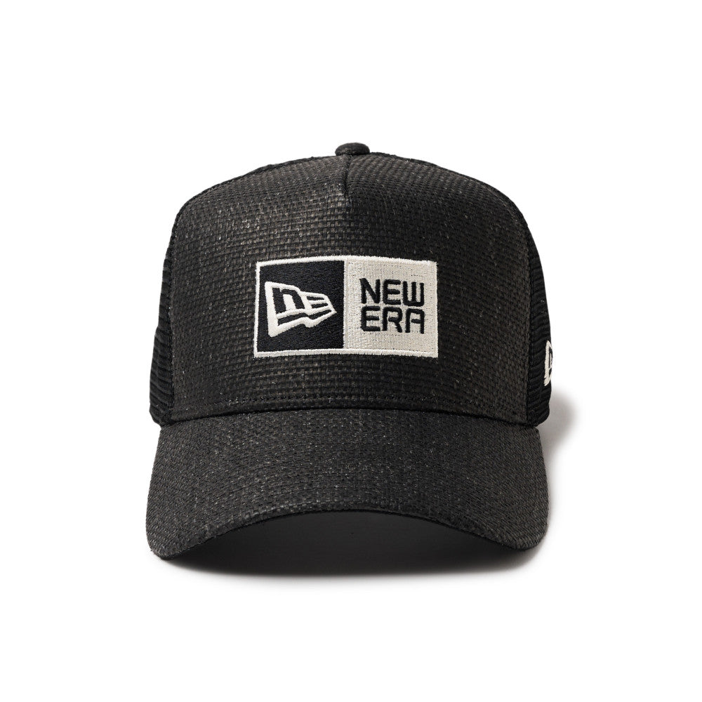 9FORTY Golf A-Frame Trucker Paper Box Logo Black Snapback