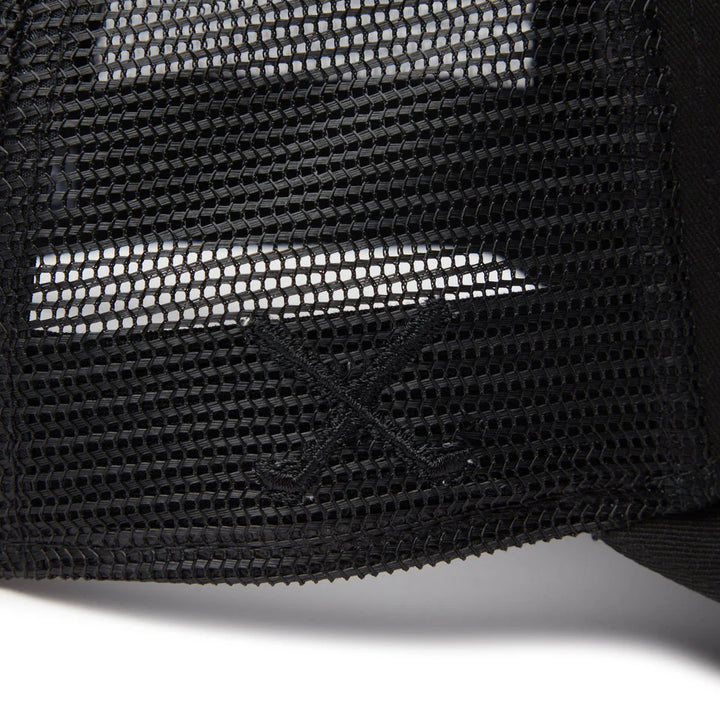 9FORTY Golf A-Frame Trucker Metal Logo Black Snapback