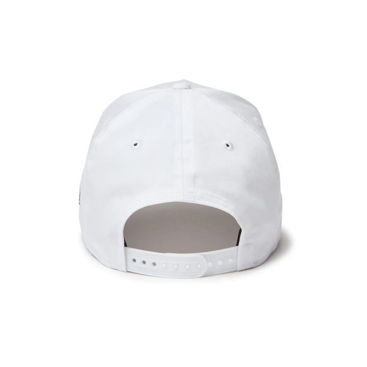 9FORTY A-Frame Golf Stretch Cotton Washable Oval Logo White Snapback