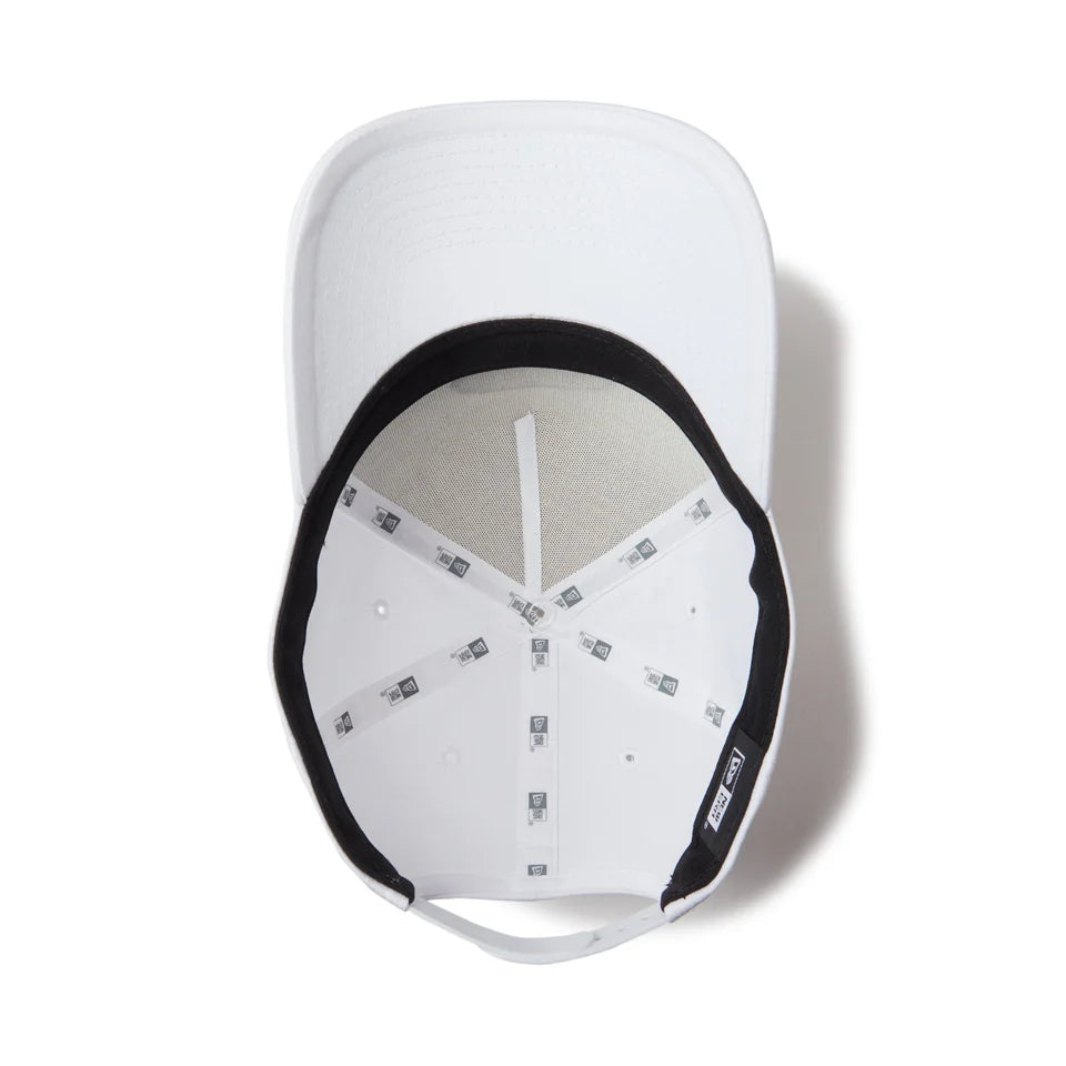 9FORTY A-Frame Golf Stretch Cotton Washable Oval Logo White Snapback