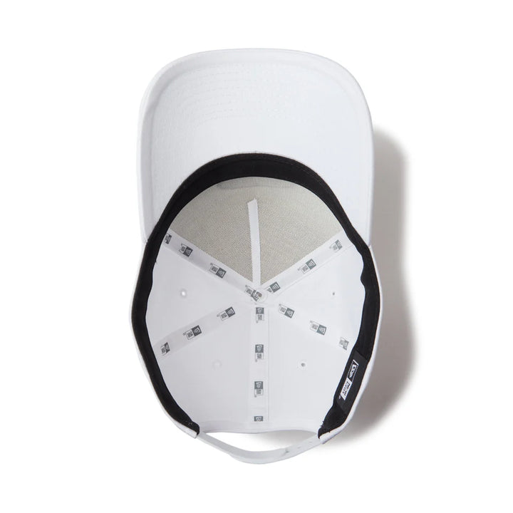 9FORTY A-Frame Golf Stretch Cotton Washable Oval Logo White Snapback
