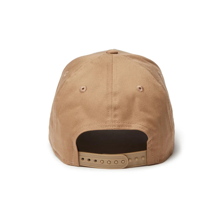9FORTY A-Frame Golf Stretch Cotton Washable Oval Logo Khaki Snapback