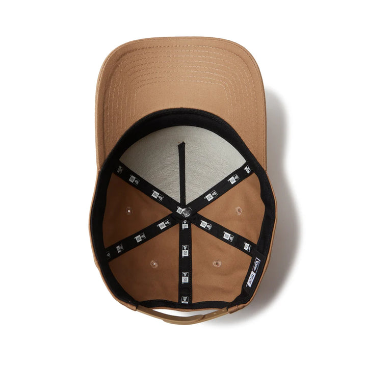 9FORTY A-Frame Golf Stretch Cotton Washable Oval Logo Khaki Snapback
