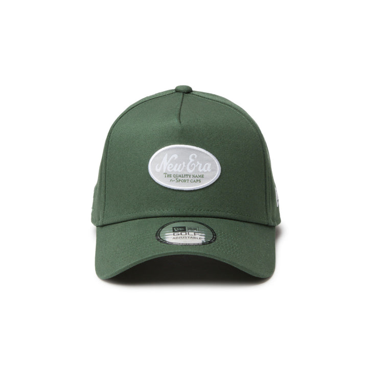 9FORTY A-Frame Golf Stretch Cotton Washable Oval Logo Cilantro Green Snapback