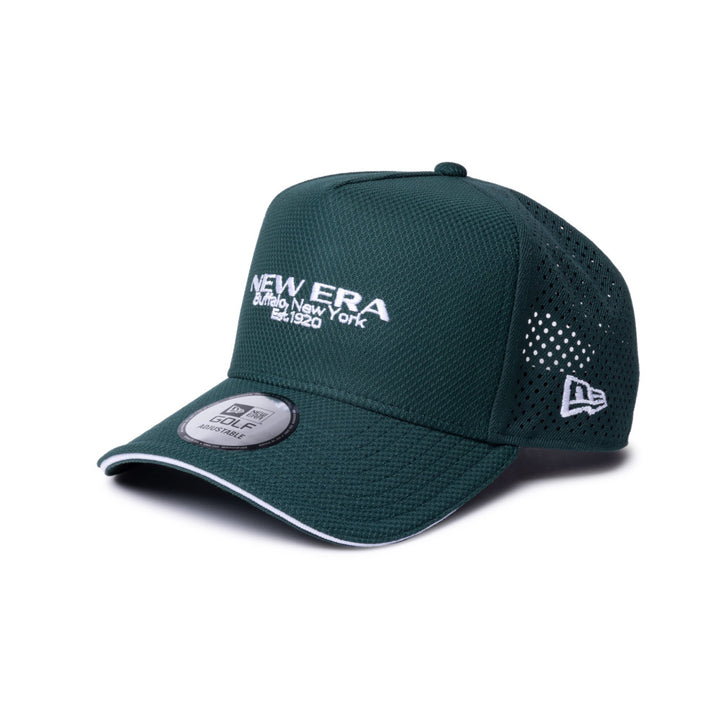 9FORTY A-Frame Golf Diamond Era Laser Perforated Dark Green Snapback