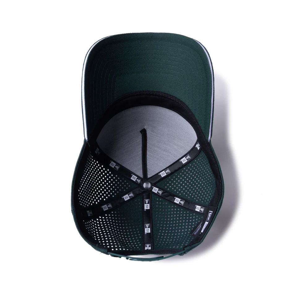 9FORTY A-Frame Golf Diamond Era Laser Perforated Dark Green Snapback