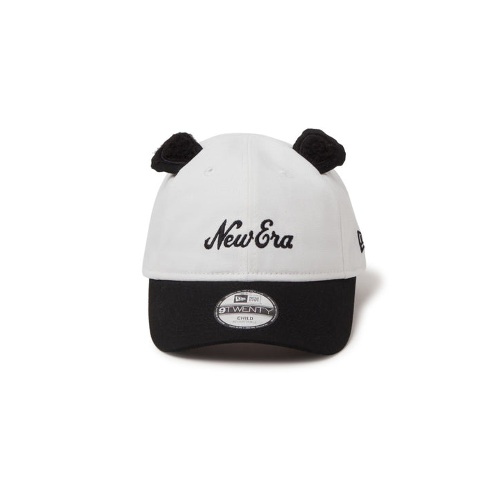 9TWENTY Kids Script Logo Animal Black Adjustable