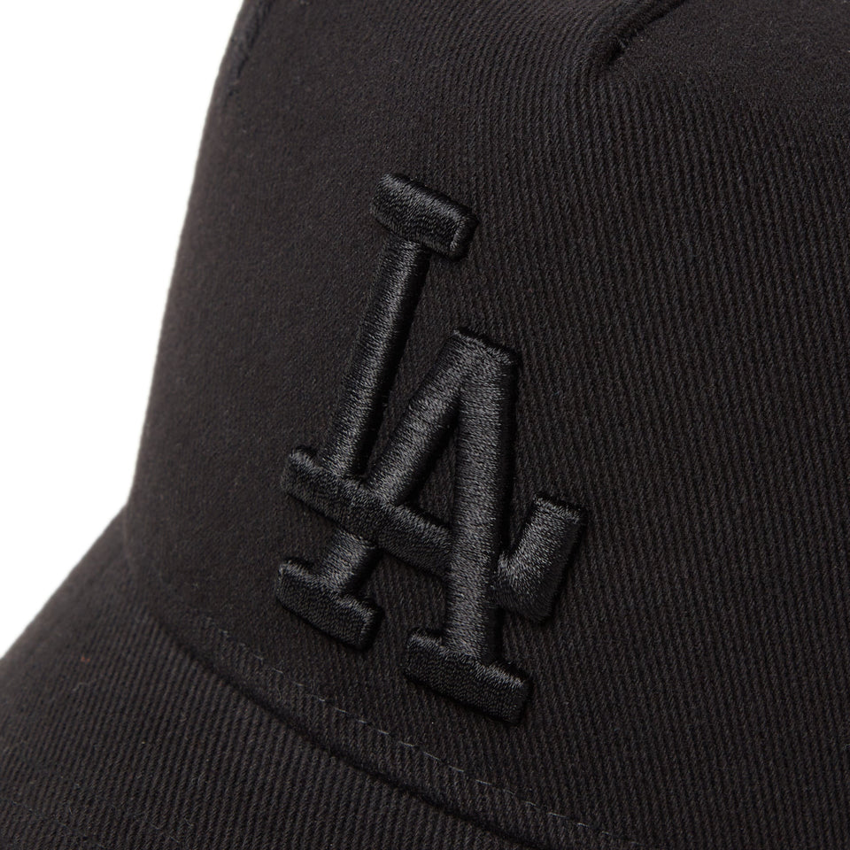 9FORTY A-Frame Trucker Los Angeles Dodger MLB Damaged Black Snapback