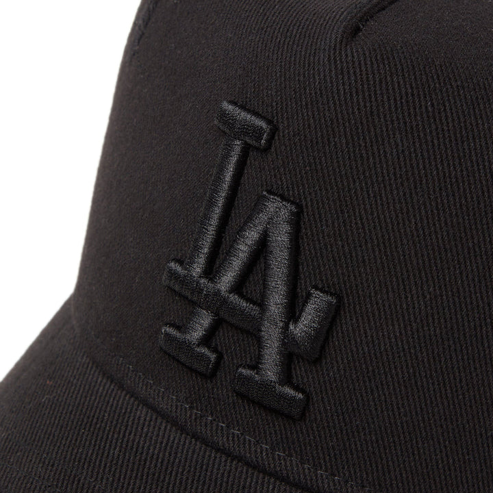 9FORTY A-Frame Trucker Los Angeles Dodger MLB Damaged Black Snapback