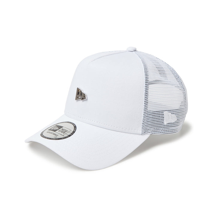 9FORTY A-Frame Trucker Metal Flag White Snapback