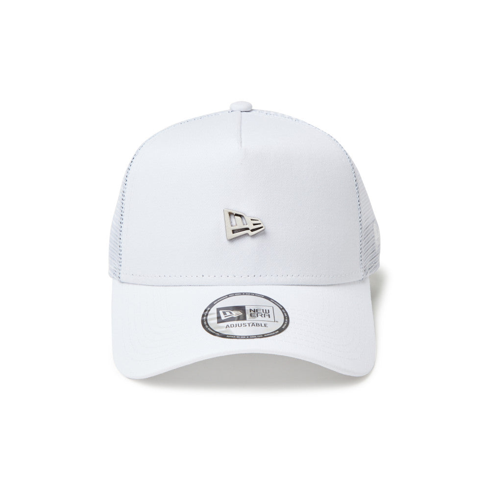 9FORTY A-Frame Trucker Metal Flag White Snapback
