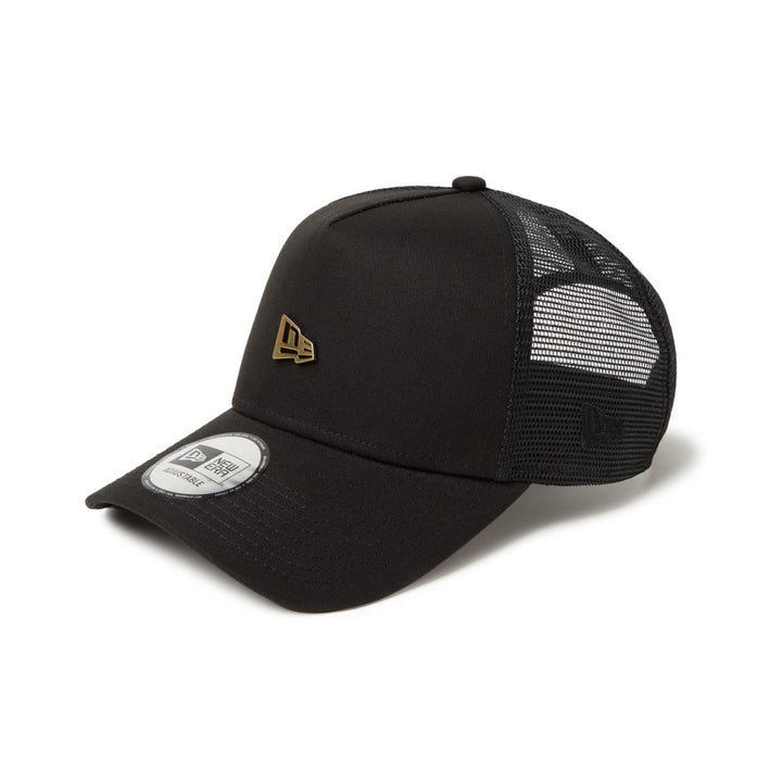 9FORTY A-Frame Trucker Metal Flag Black Snapback