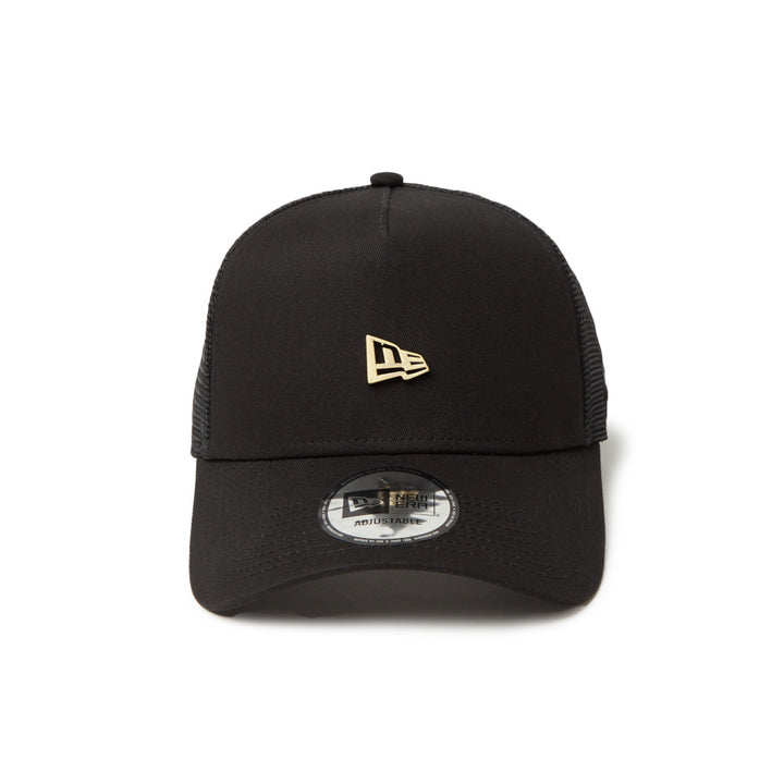 9FORTY A-Frame Trucker Metal Flag Black Snapback