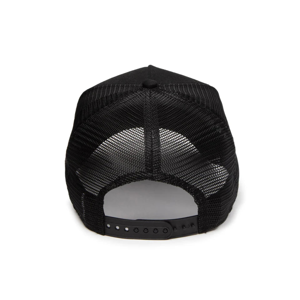 9FORTY A-Frame Trucker Classic Logo Black Snapback