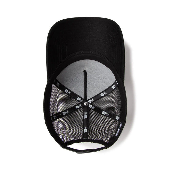9FORTY A-Frame Trucker Classic Logo Black Snapback