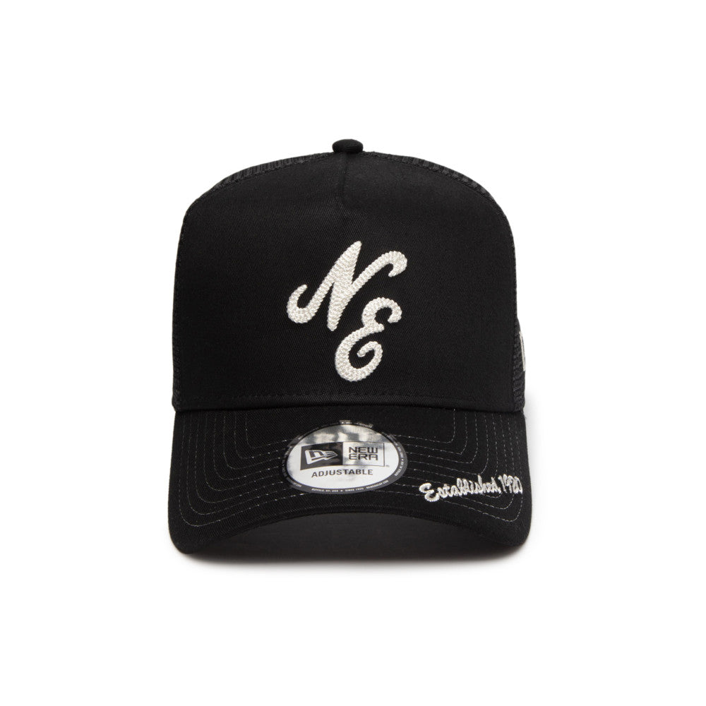 9FORTY A-Frame Trucker Classic Logo Black Snapback