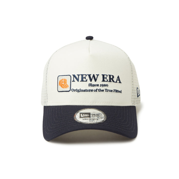9FORTY A-Frame Trucker Cap Logo Chrome/Navy Snapback