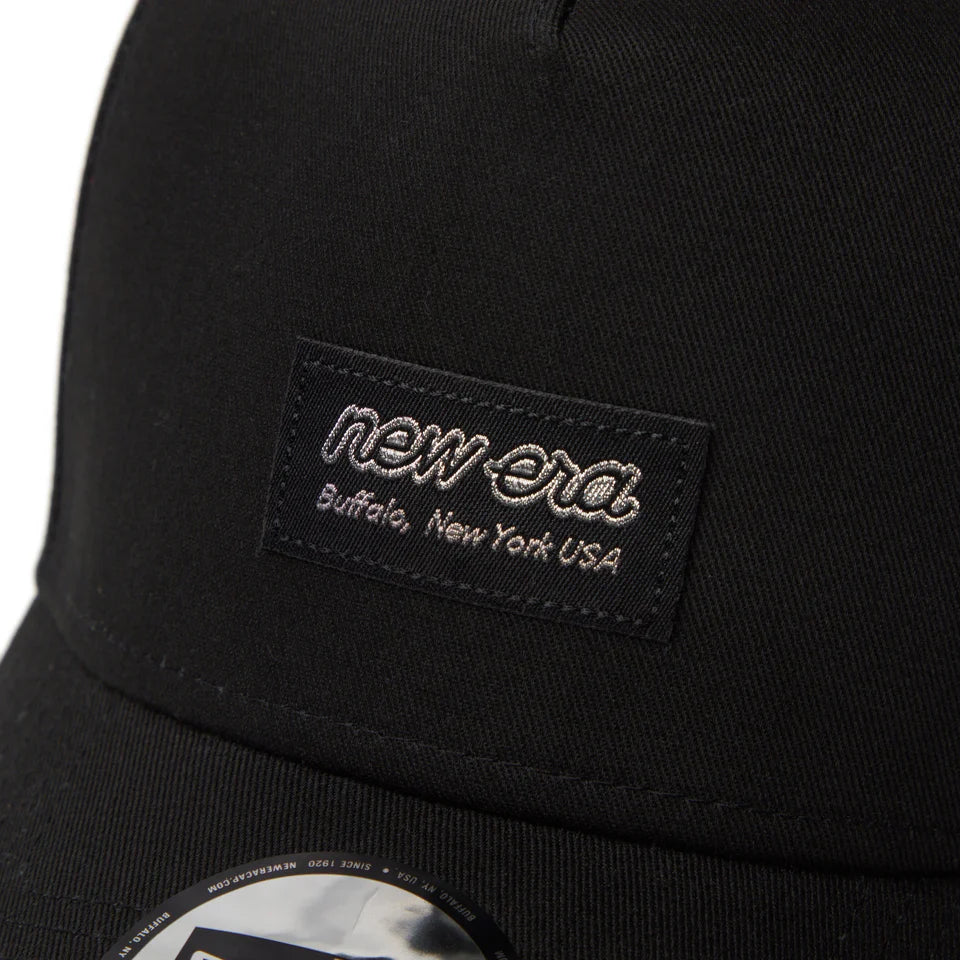 9FORTY A-Frame Metal Flag Black Silver Snapback